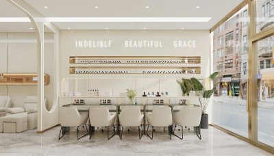 现代美甲店3D模型下载